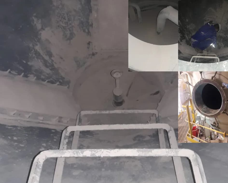 Tank cleaning and sounding pipe modification